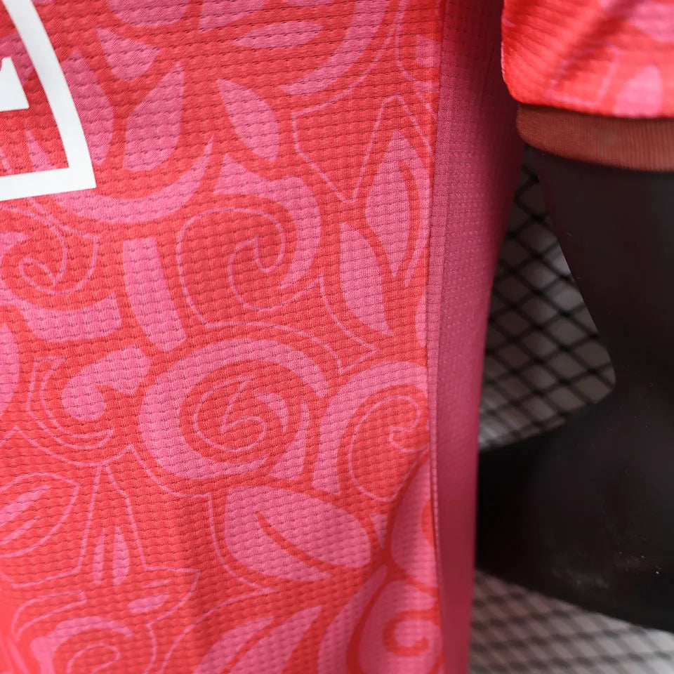 2024/25 FC Palestine Pink Plyaer Version Jersey Detail 4