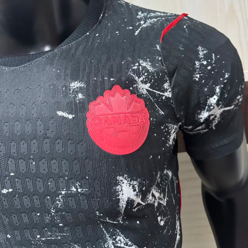 2026/27 Canada Away Player Version Soccer Jersey Detail 4