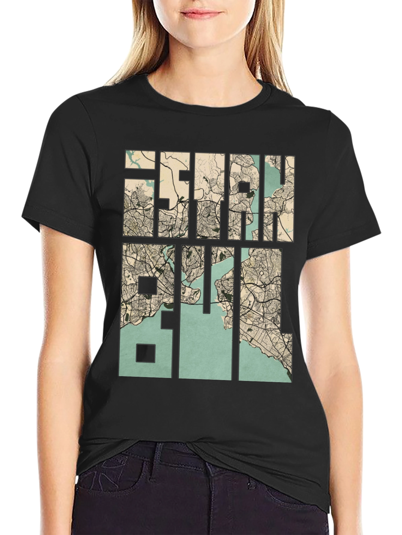 Istanbul Map T-Shirt - City Pride Tee