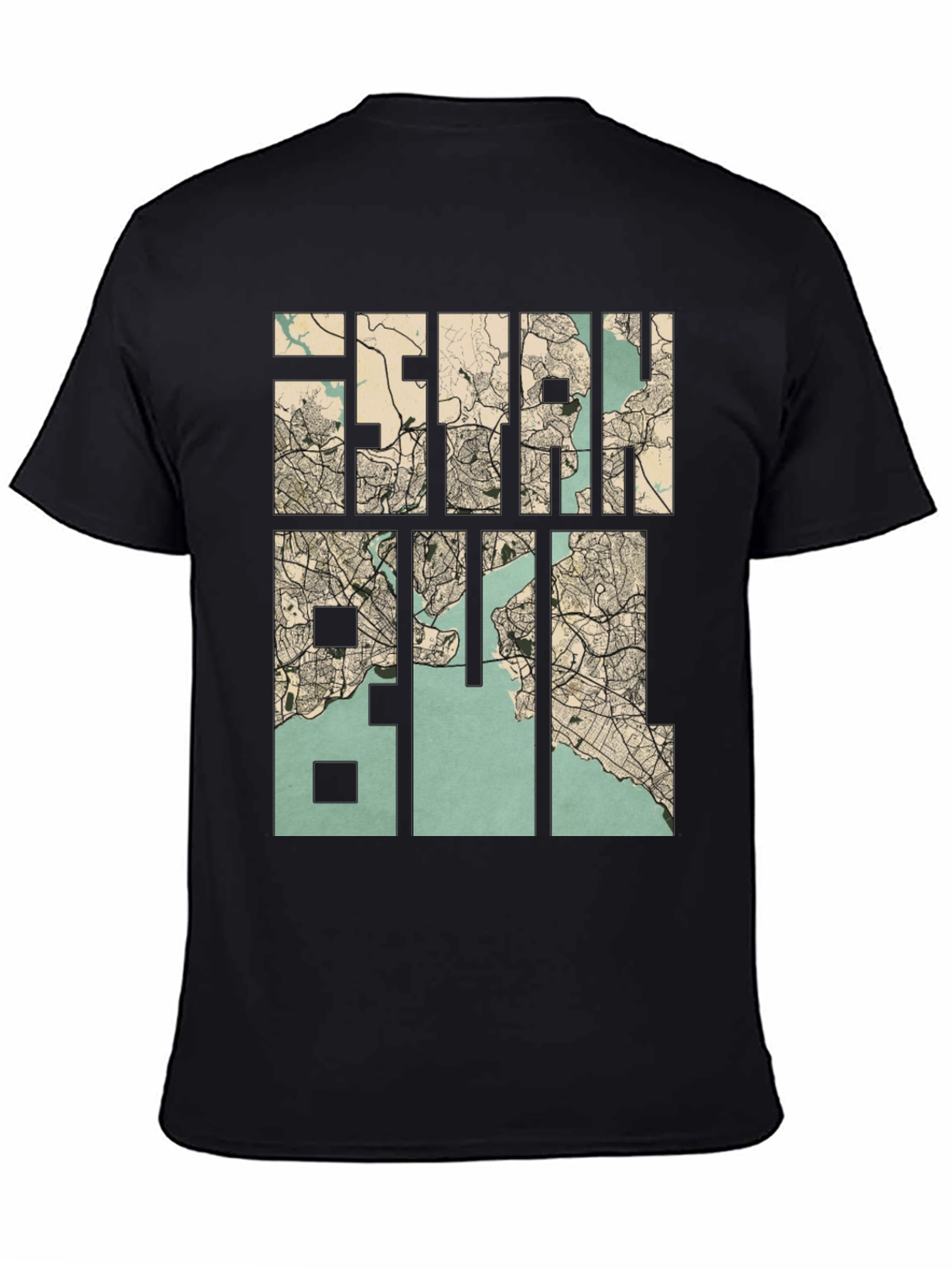 Istanbul Map T-Shirt - City Pride Tee
