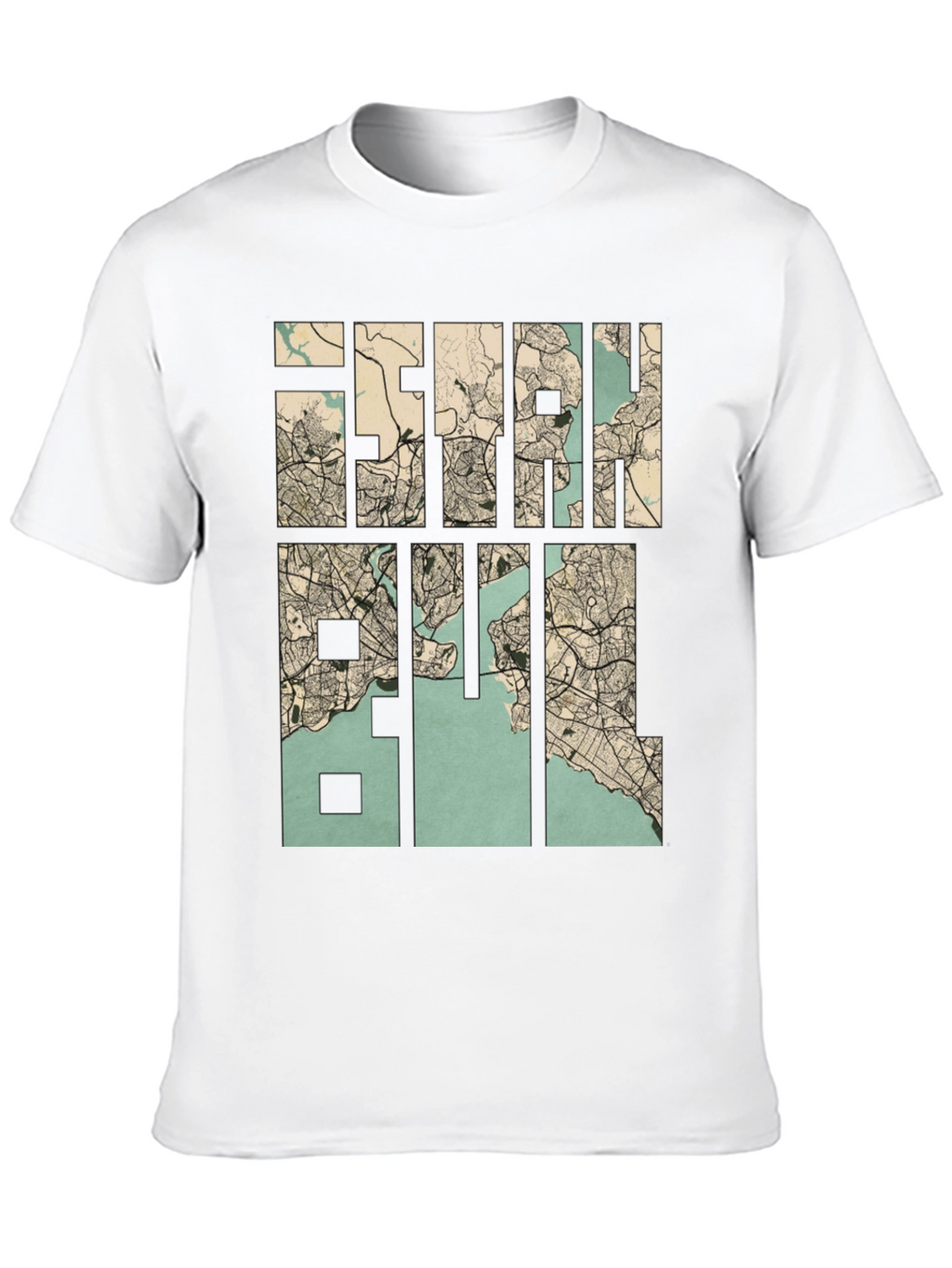 Istanbul Map T-Shirt - City Pride Tee