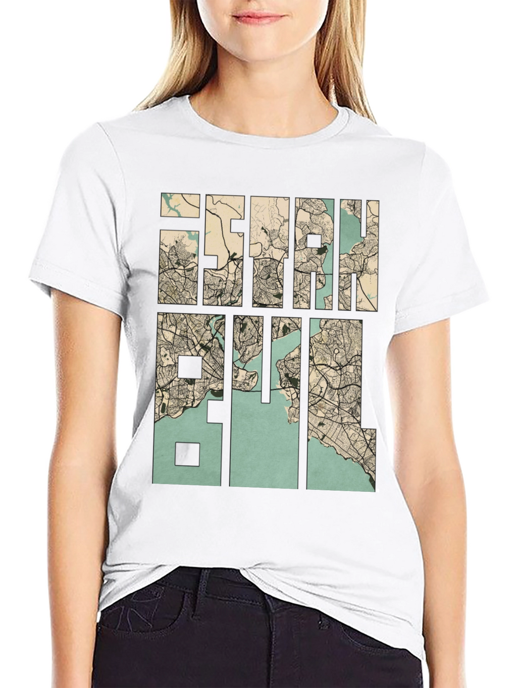 Istanbul Map T-Shirt - City Pride Tee