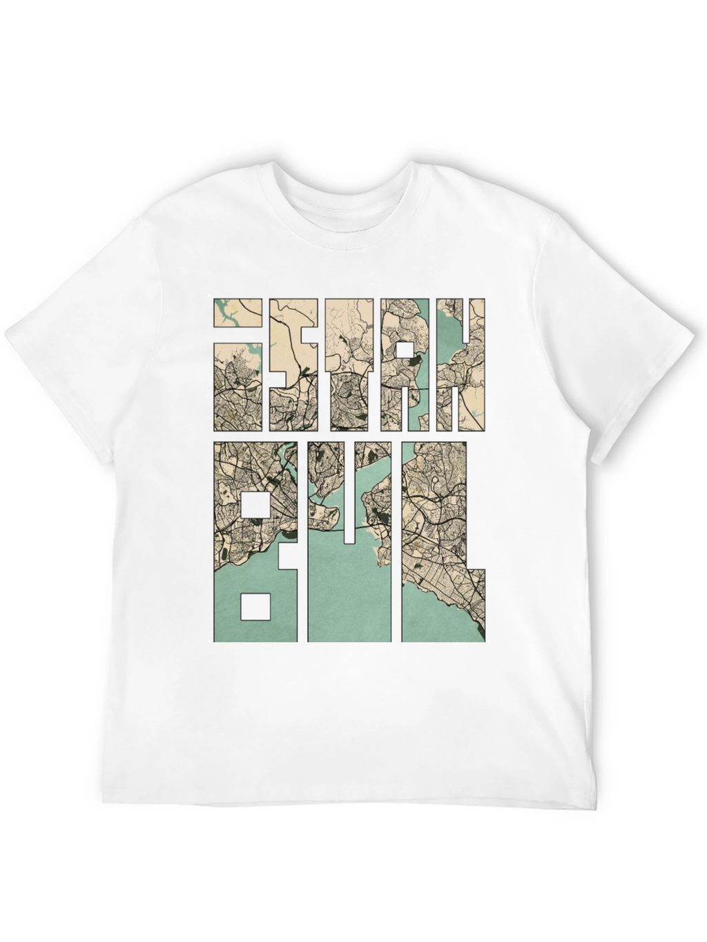 Istanbul Map T-Shirt - City Pride Tee