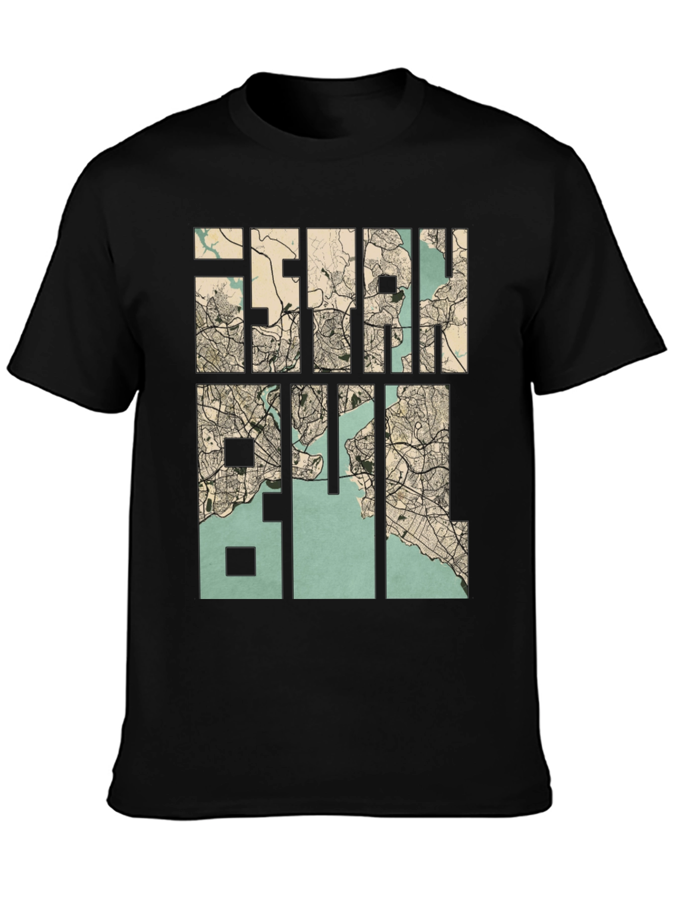 Istanbul Map T-Shirt - City Pride Tee