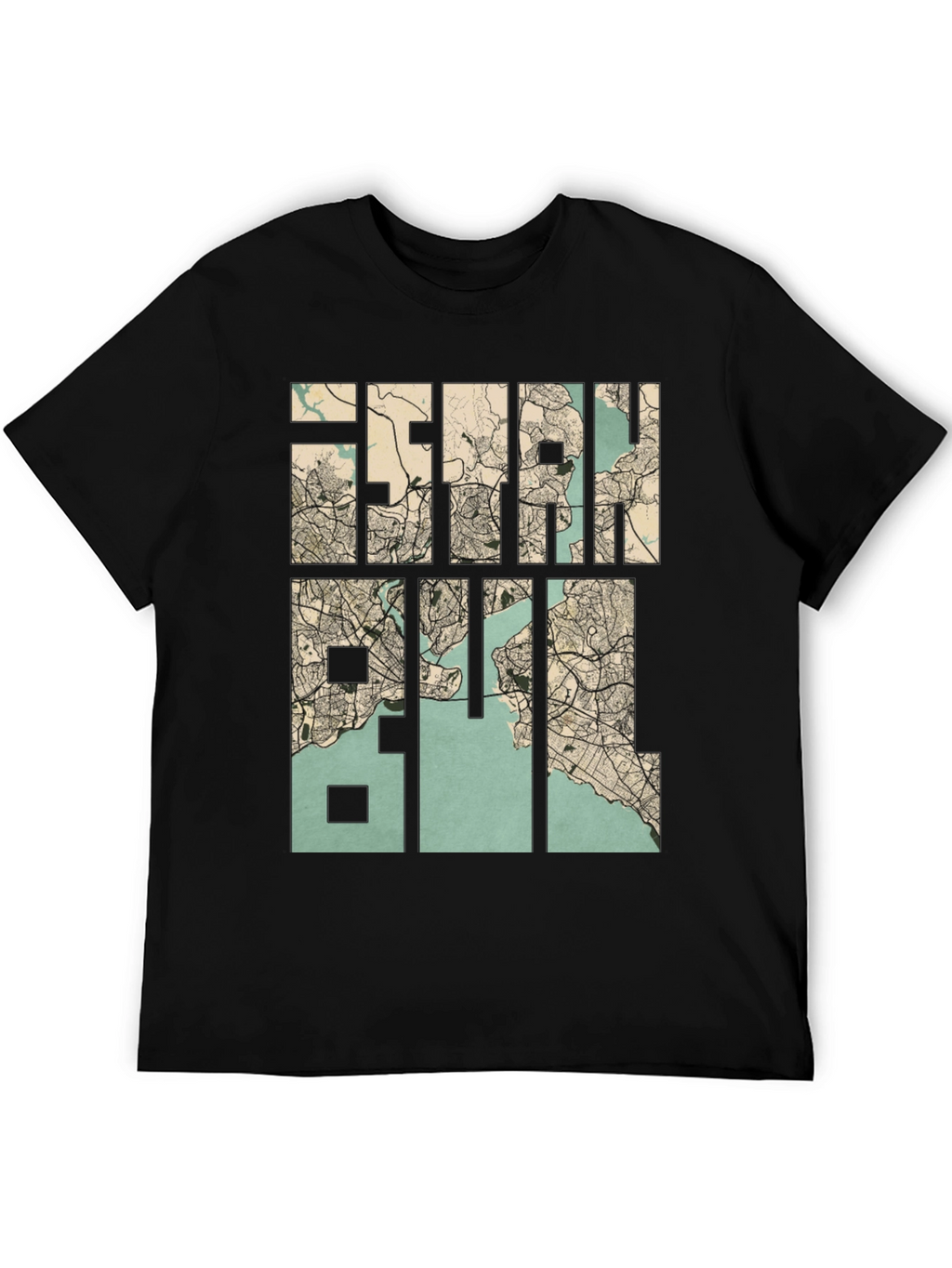 Istanbul Map T-Shirt - City Pride Tee
