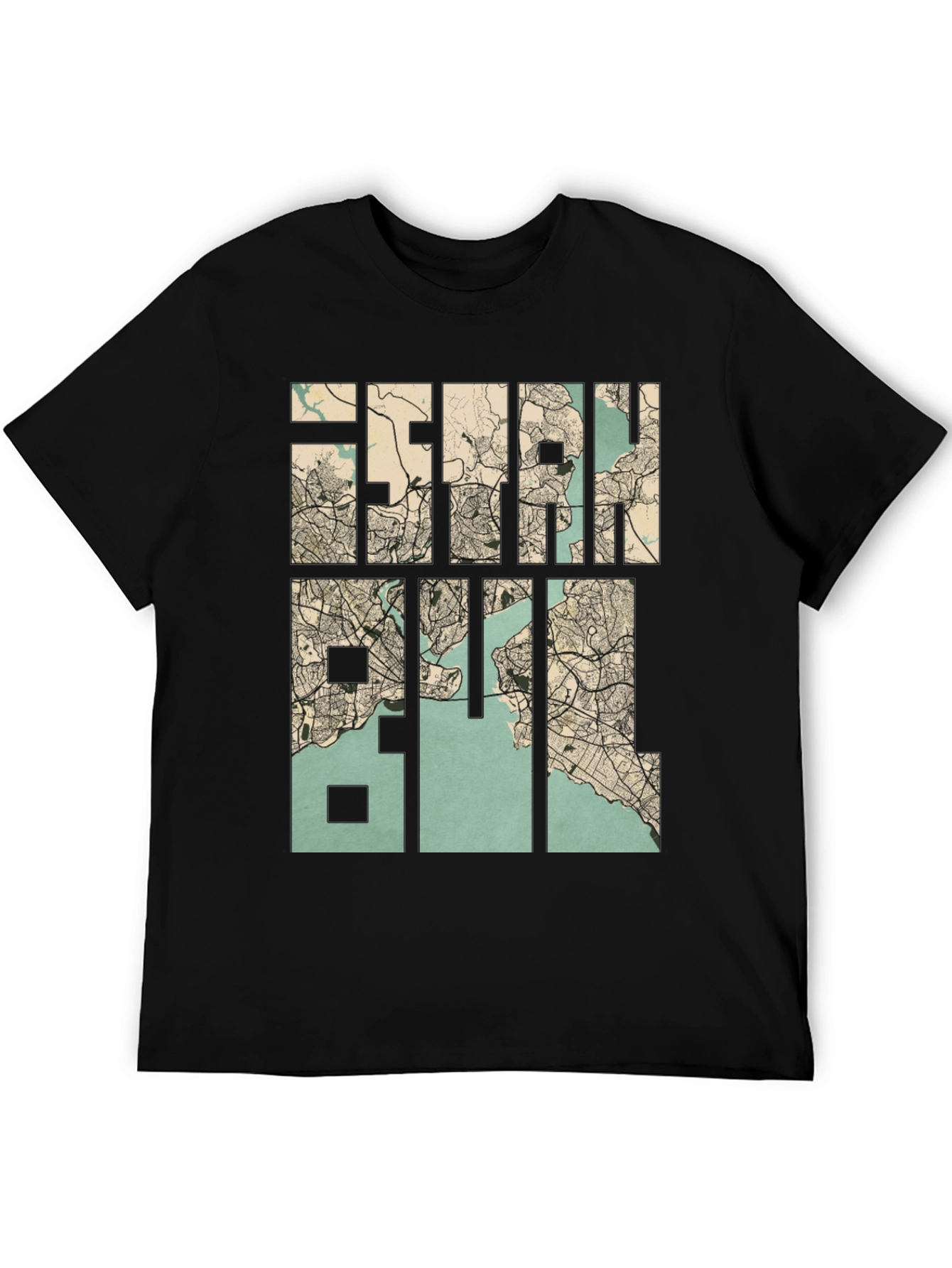 Istanbul Map T-Shirt - City Pride Tee