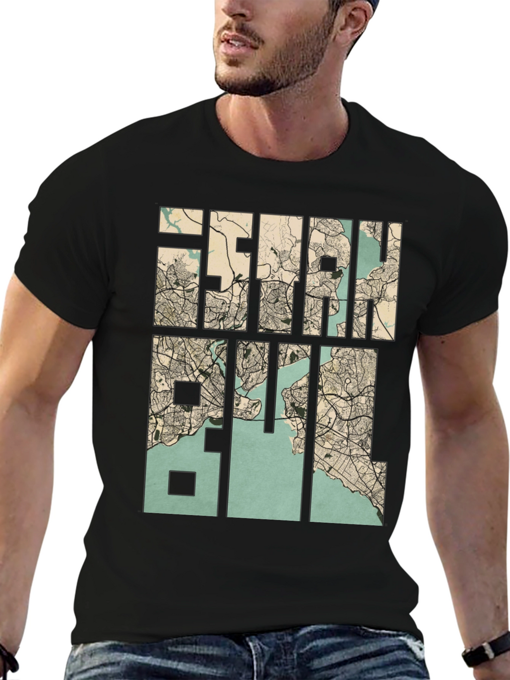 Istanbul Map T-Shirt - City Pride Tee