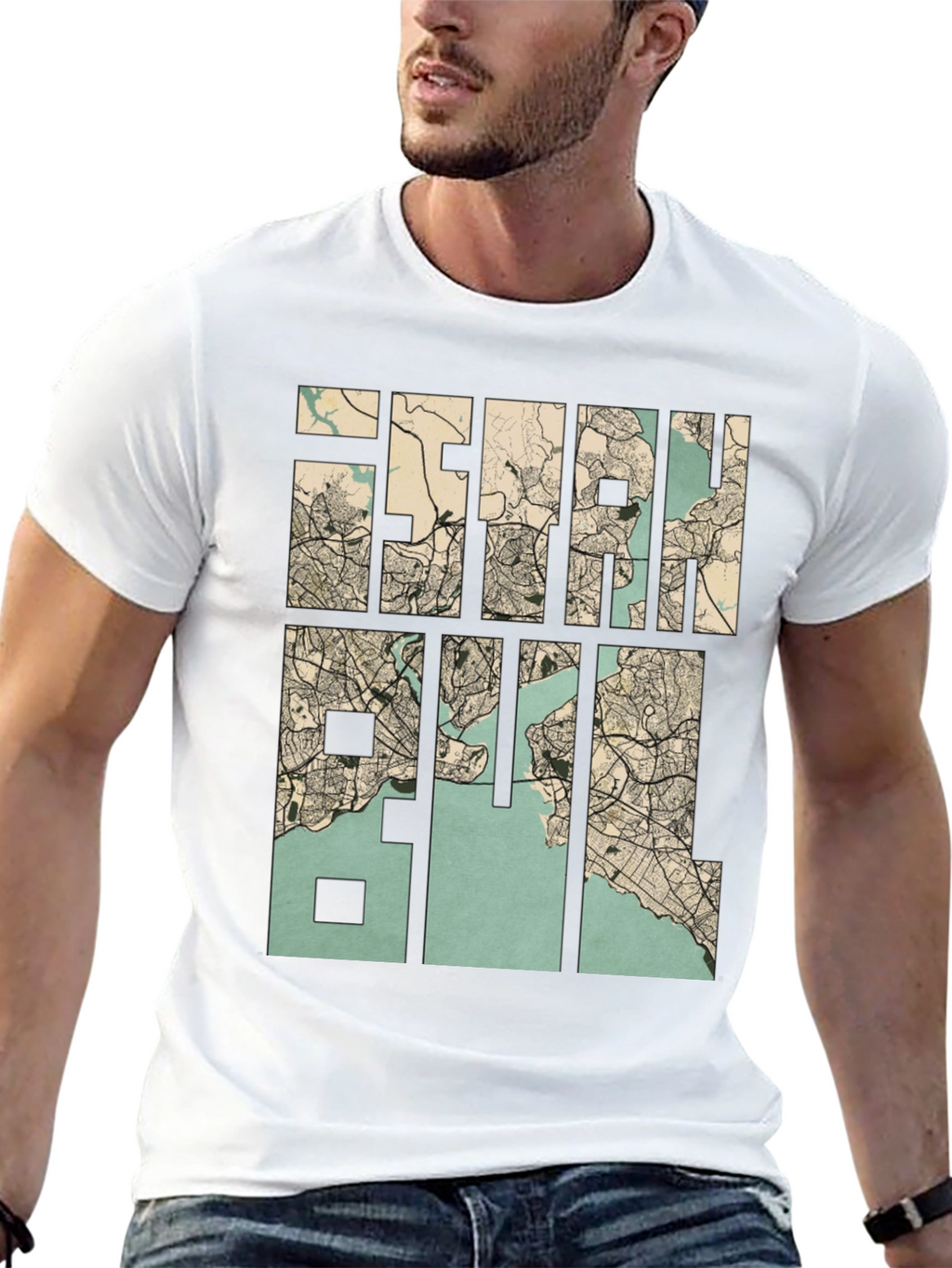 Istanbul Map T-Shirt - City Pride Tee