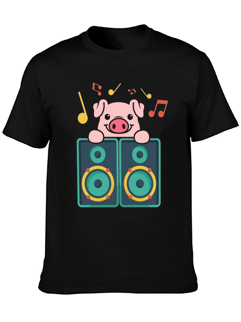 Pig DJ Graphic T-Shirt