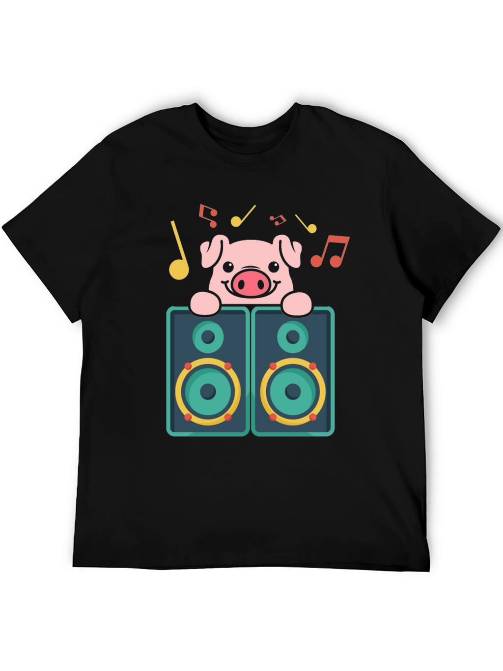 Pig DJ Graphic T-Shirt