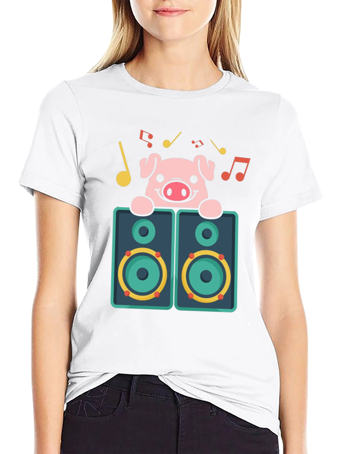 Pig DJ Graphic T-Shirt