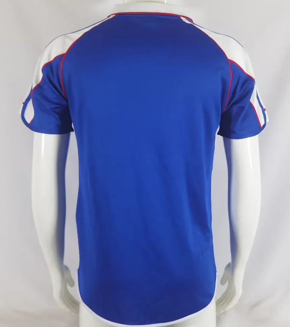 2000 Japan Home Blue Retro Jersey Back