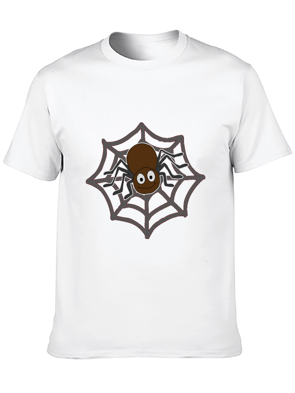 Spider Web Graphic Tee - Halloween Fun!