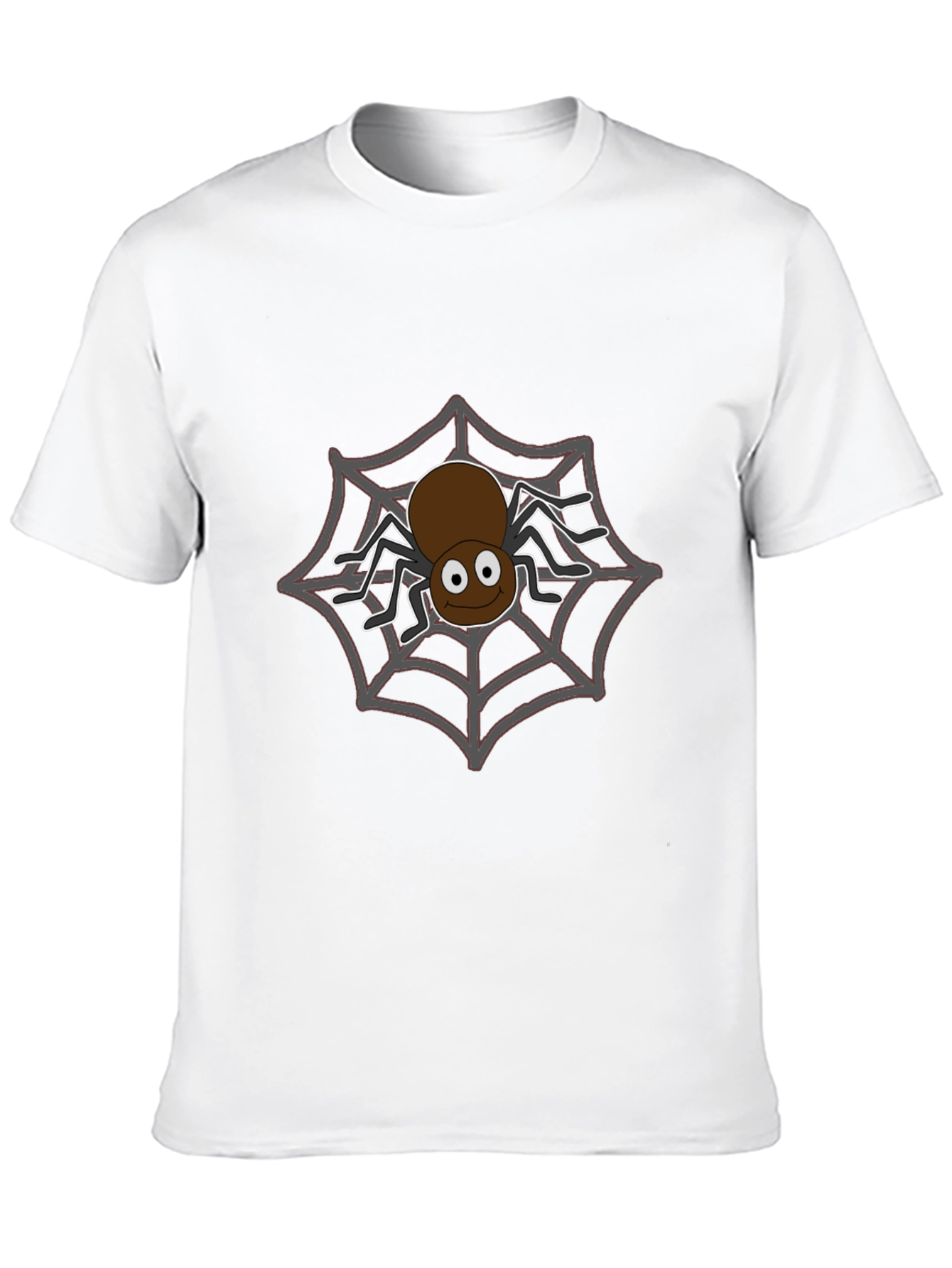 Spider Web Graphic Tee - Halloween Fun!