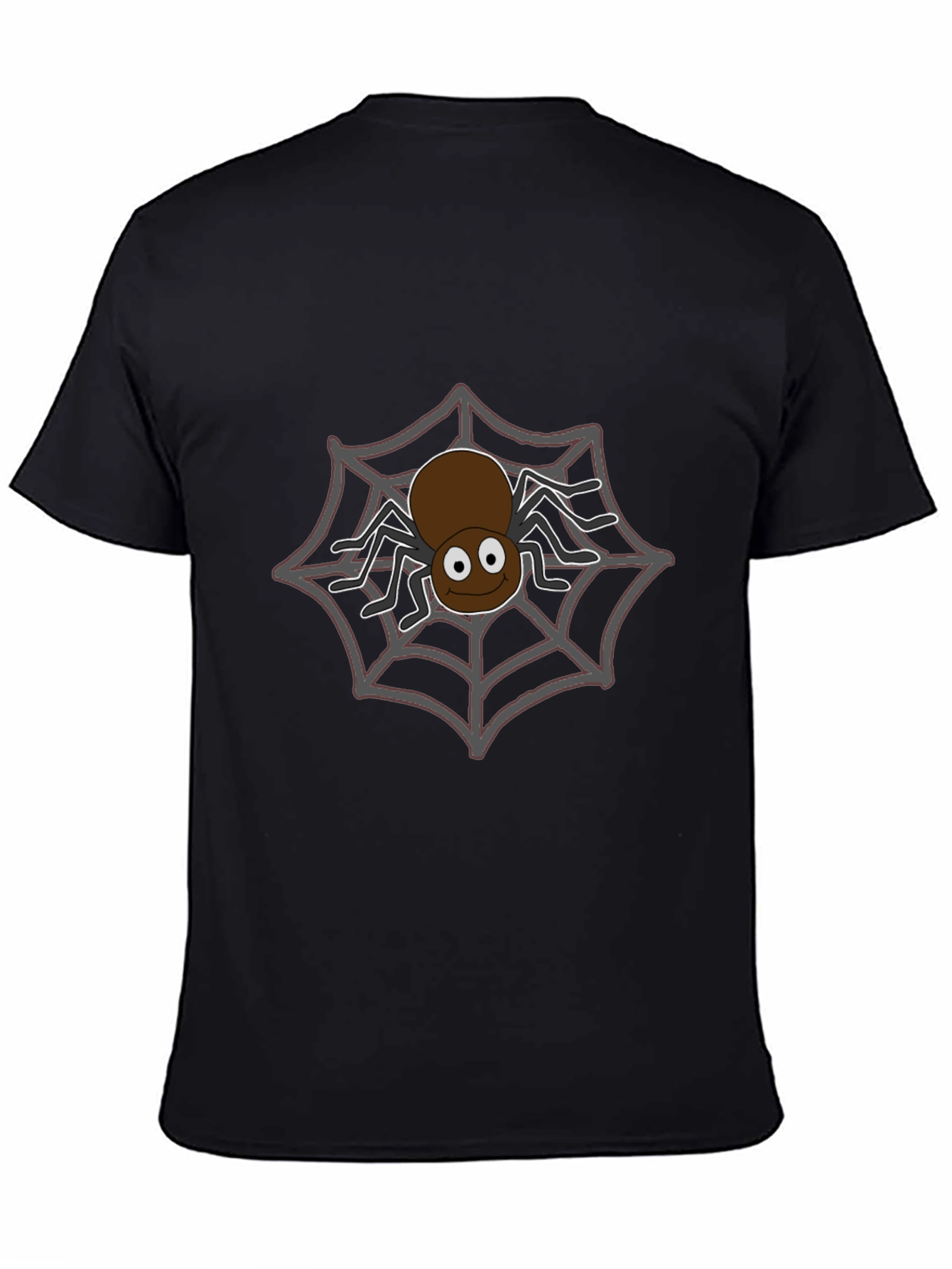 Spider Web Graphic Tee - Halloween Fun!