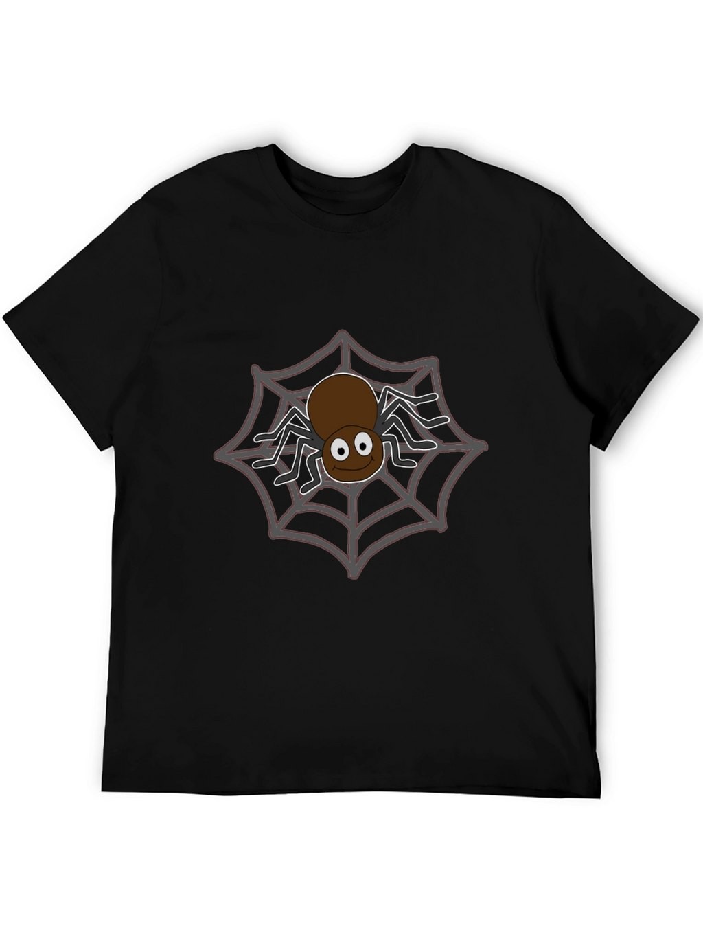Spider Web Graphic Tee - Halloween Fun!