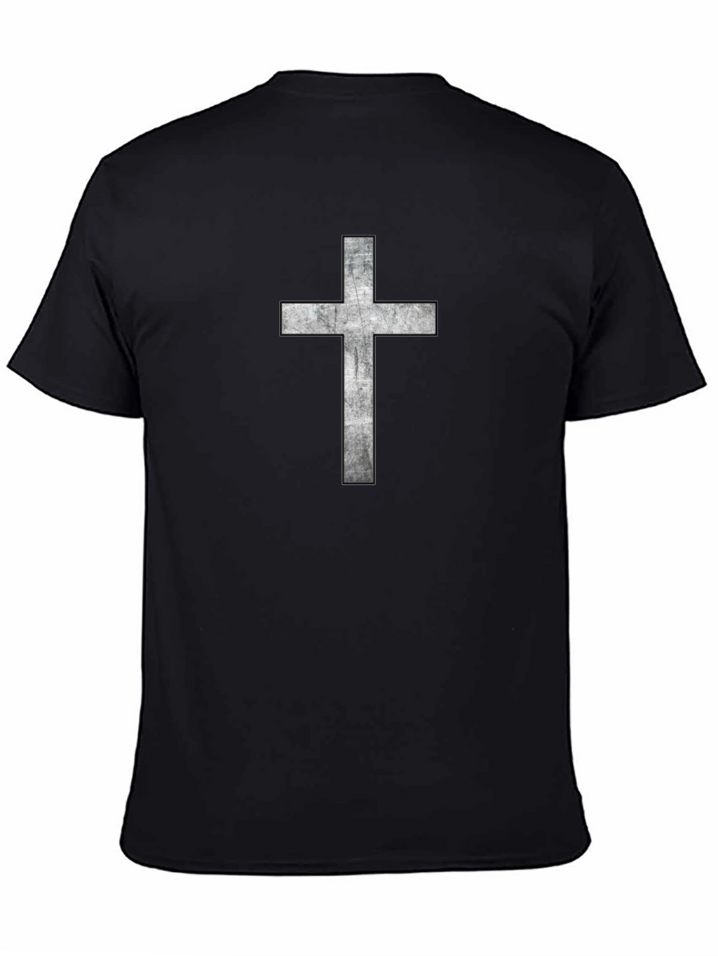 Cross Graphic Black T-Shirt