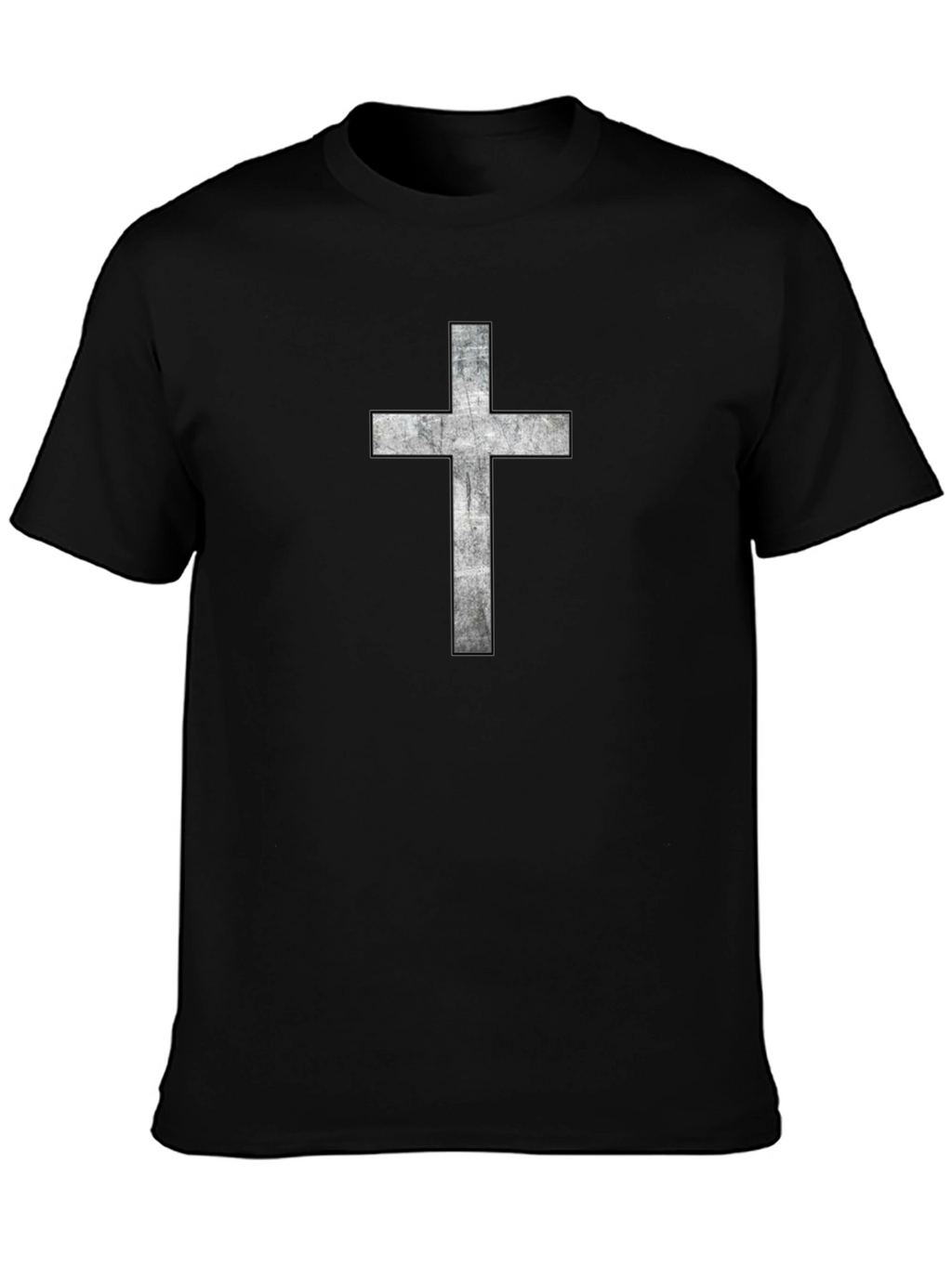 Cross Graphic Black T-Shirt