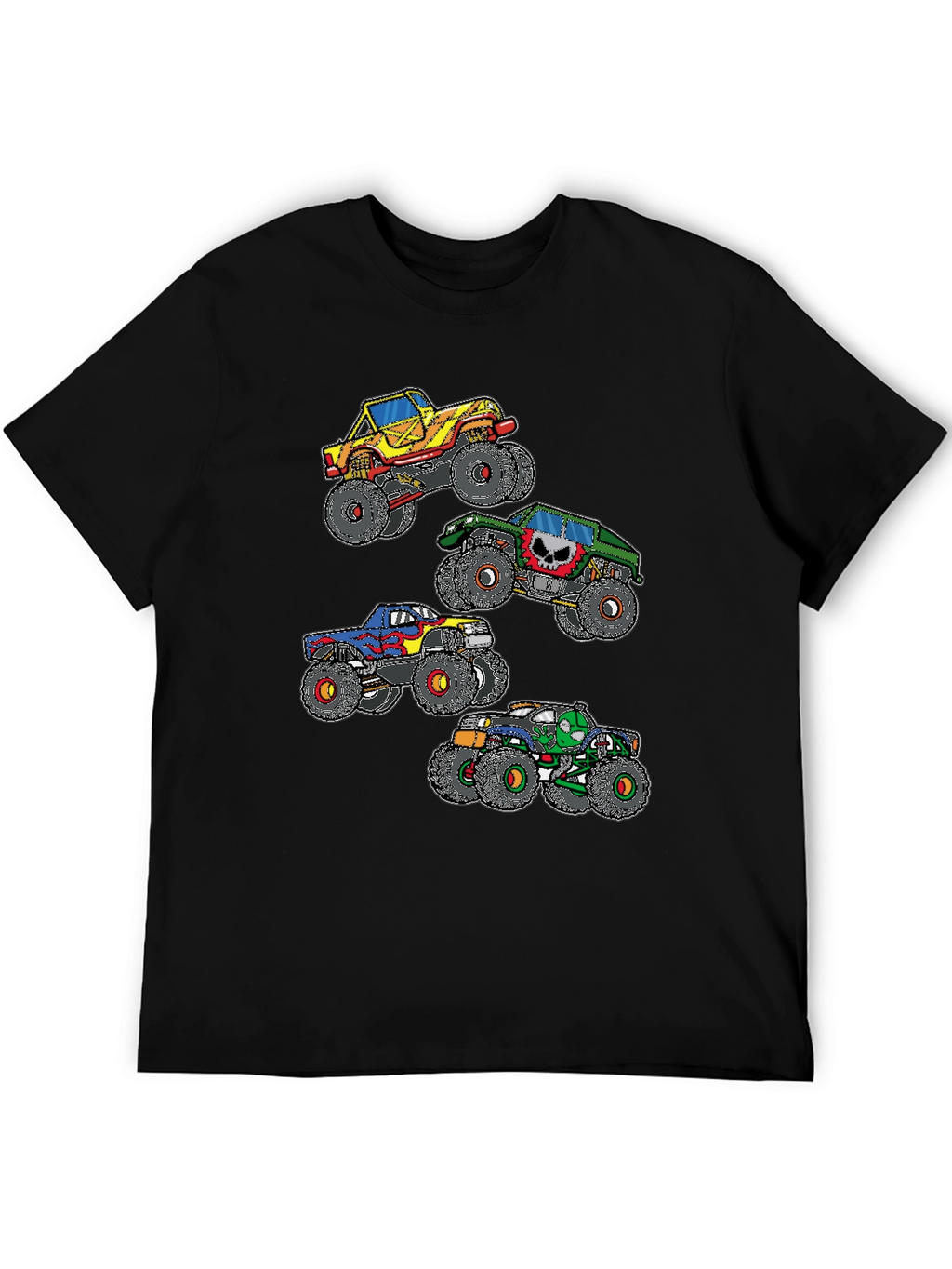Monster Truck Graphic Black T-Shirt