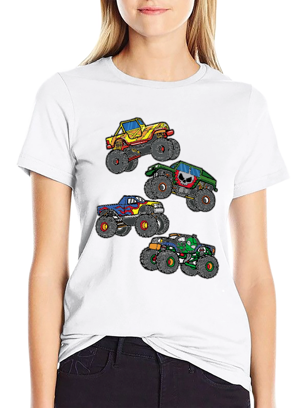 Monster Truck Graphic Black T-Shirt