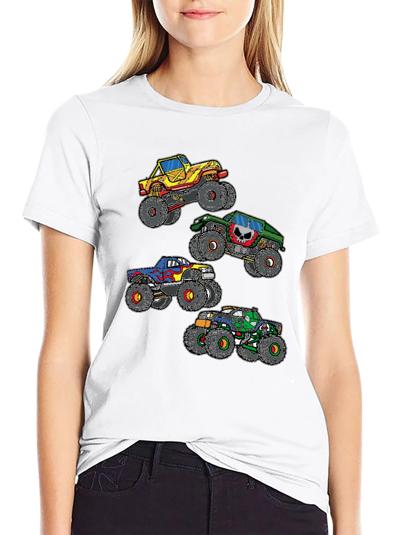 Monster Truck Graphic Black T-Shirt