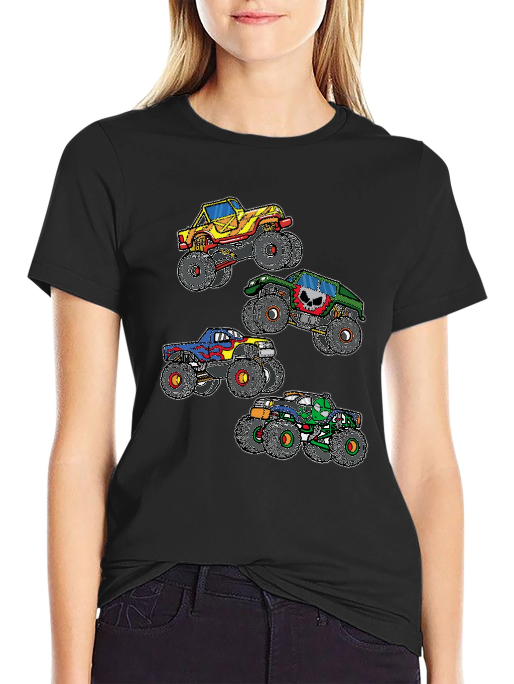 Monster Truck Graphic Black T-Shirt
