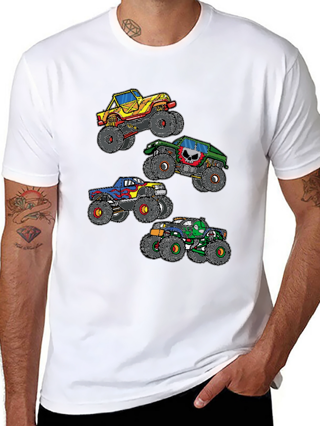 Monster Truck Graphic Black T-Shirt