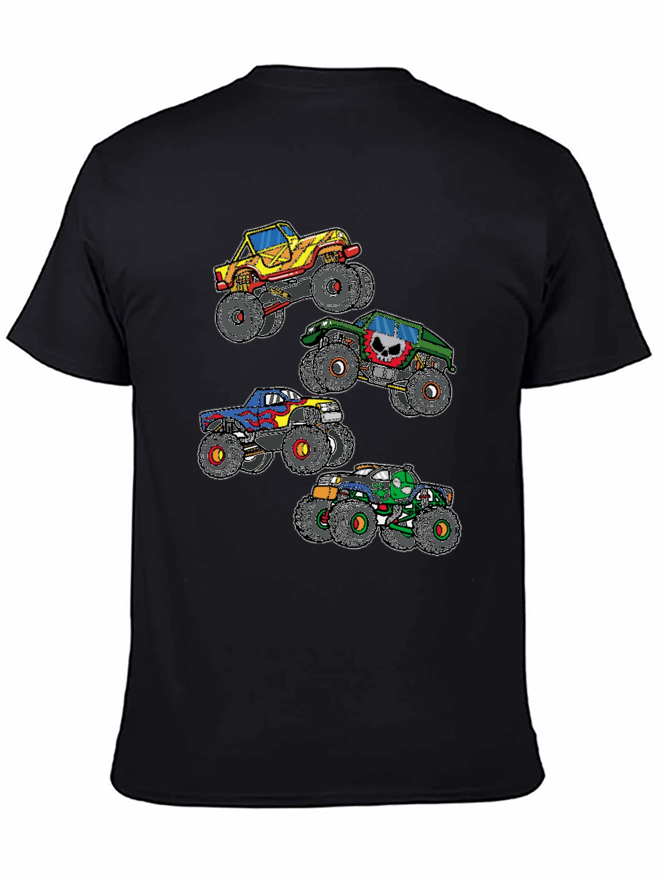 Monster Truck Graphic Black T-Shirt