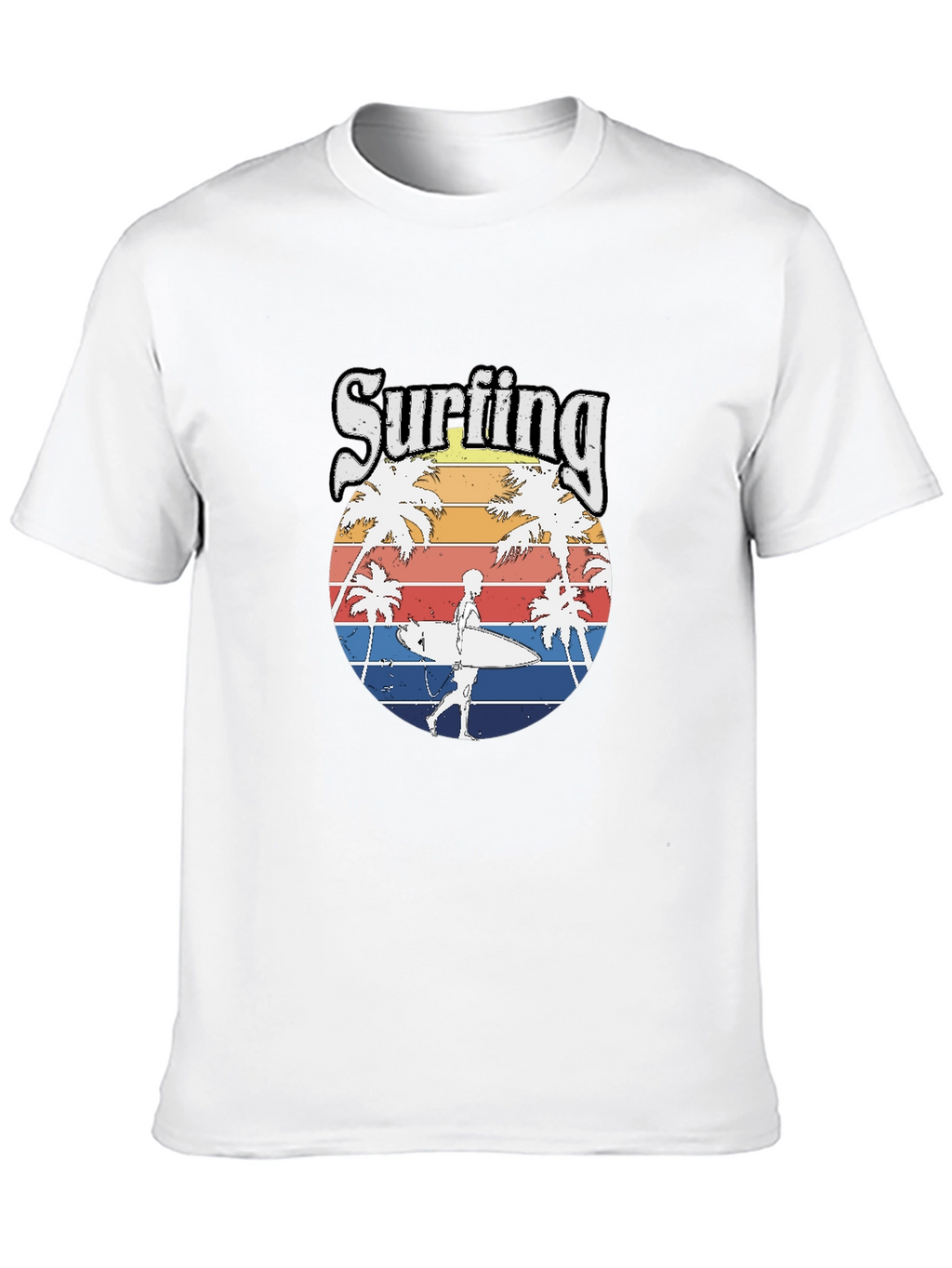 Surfing Beach Vibes T-Shirt - Retro Style
