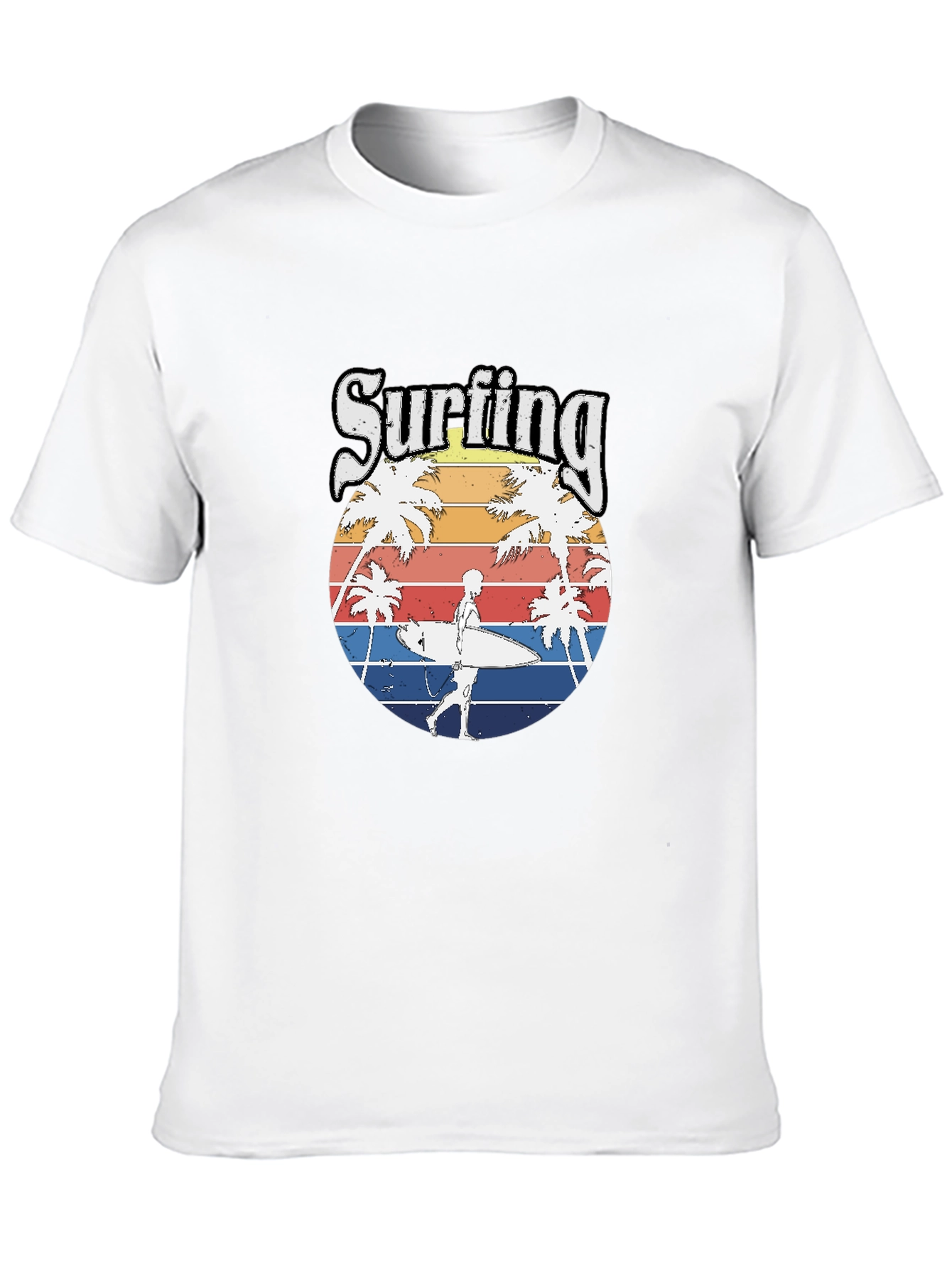 Surfing Beach Vibes T-Shirt - Retro Style