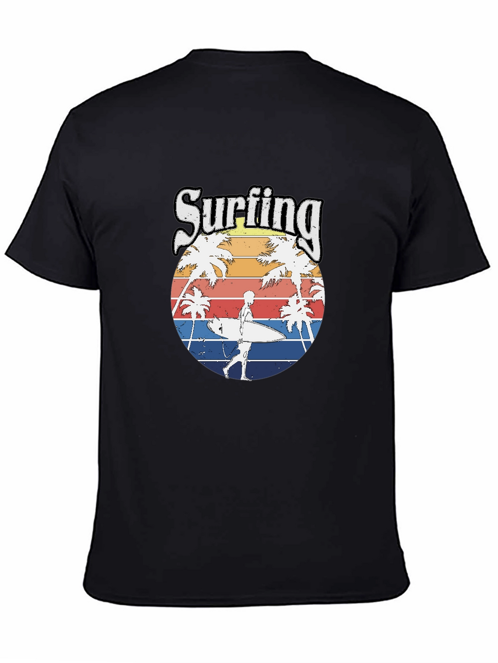 Surfing Beach Vibes T-Shirt - Retro Style