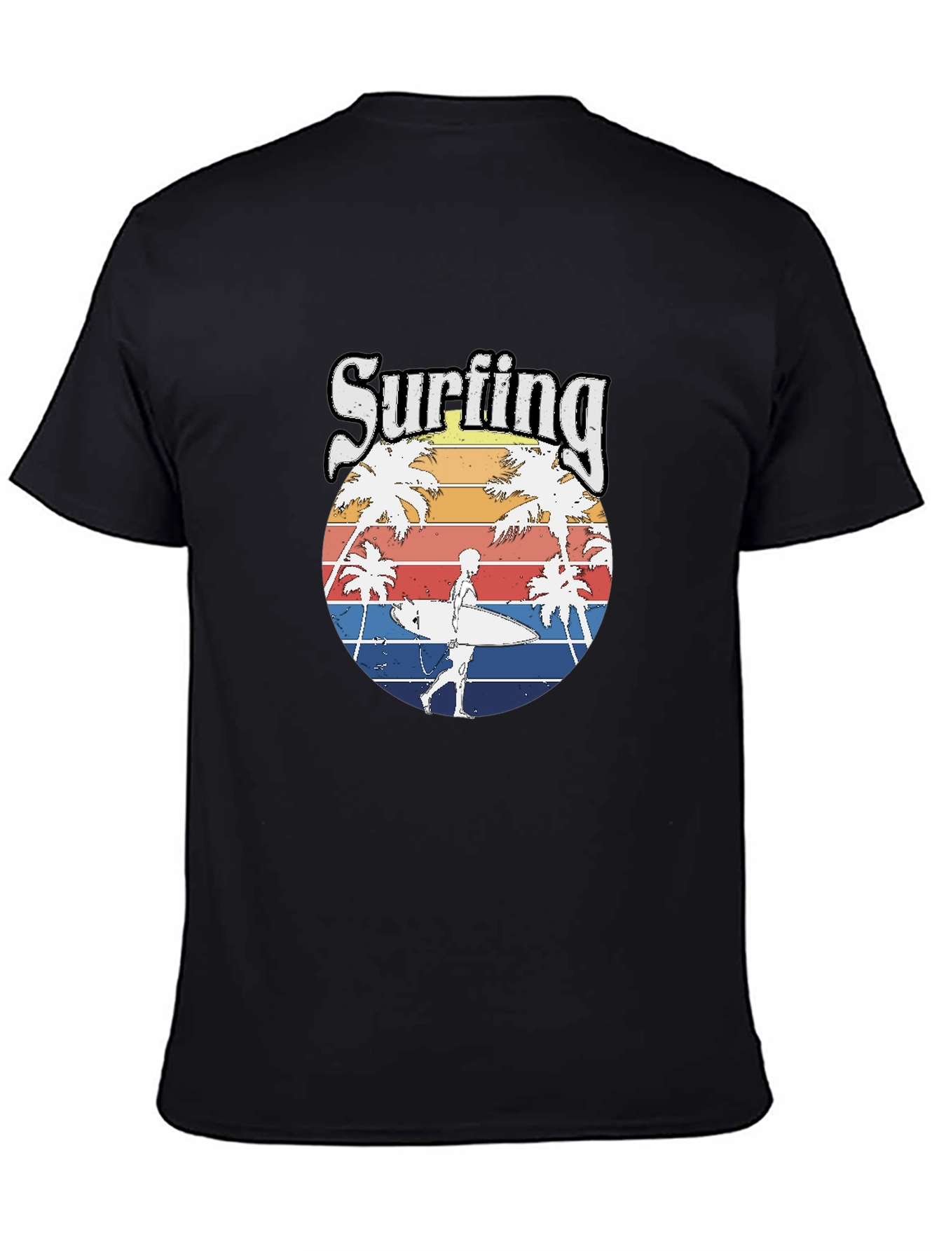 Surfing Beach Vibes T-Shirt - Retro Style