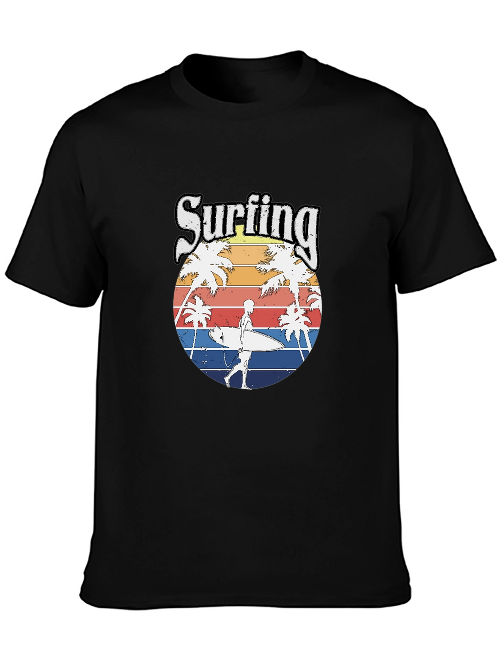 Surfing Beach Vibes T-Shirt - Retro Style