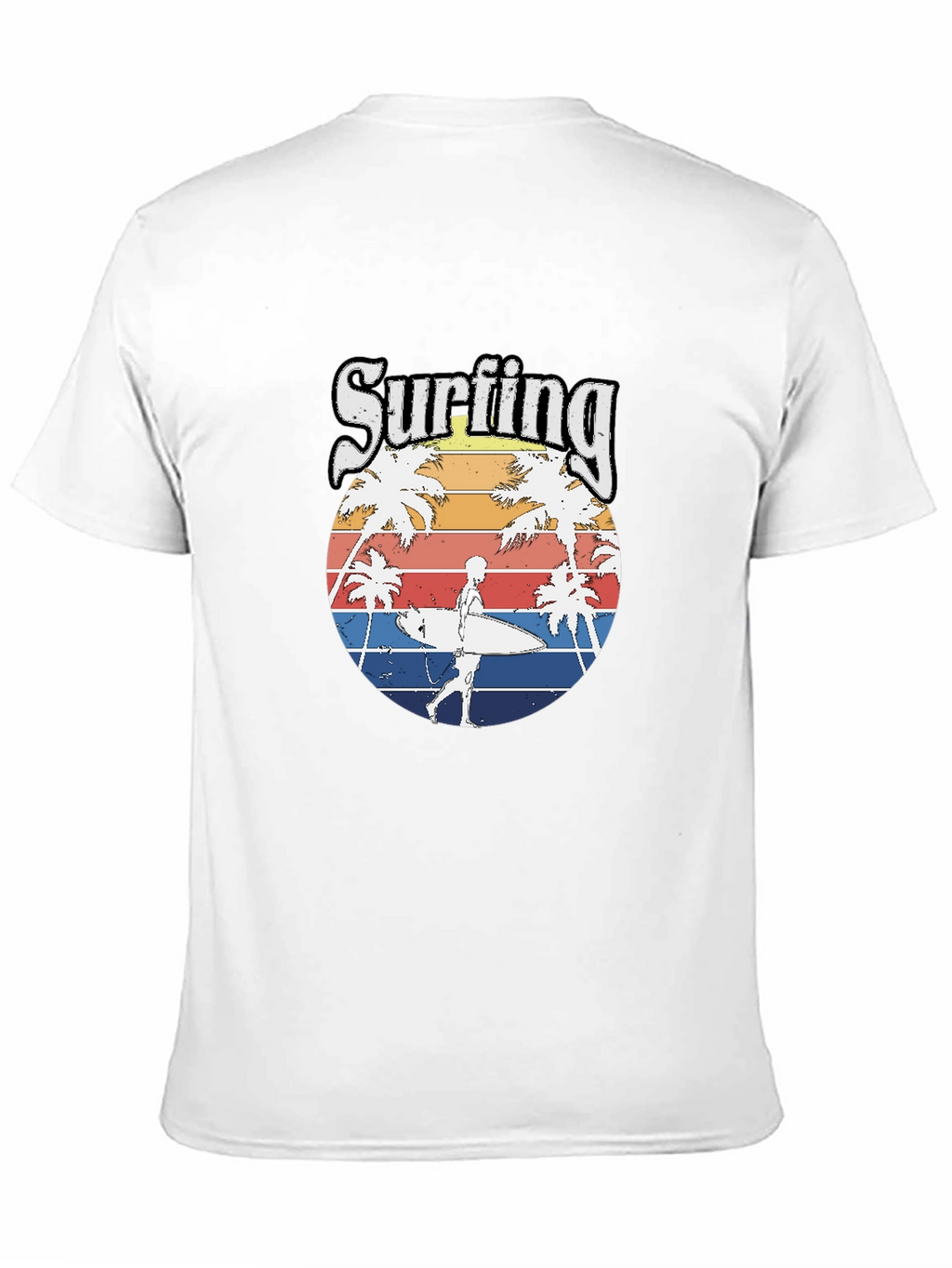 Surfing Beach Vibes T-Shirt - Retro Style