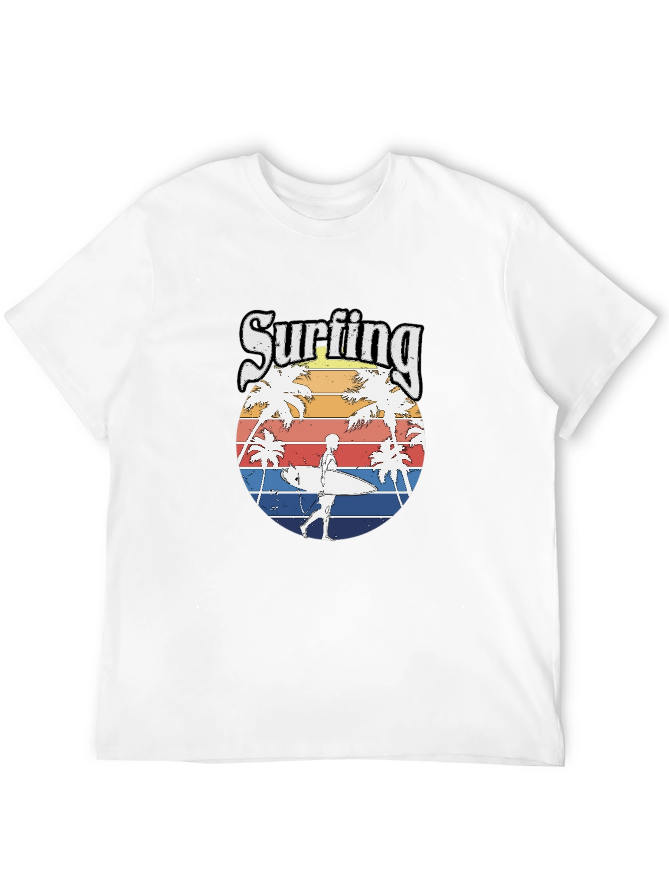 Surfing Beach Vibes T-Shirt - Retro Style