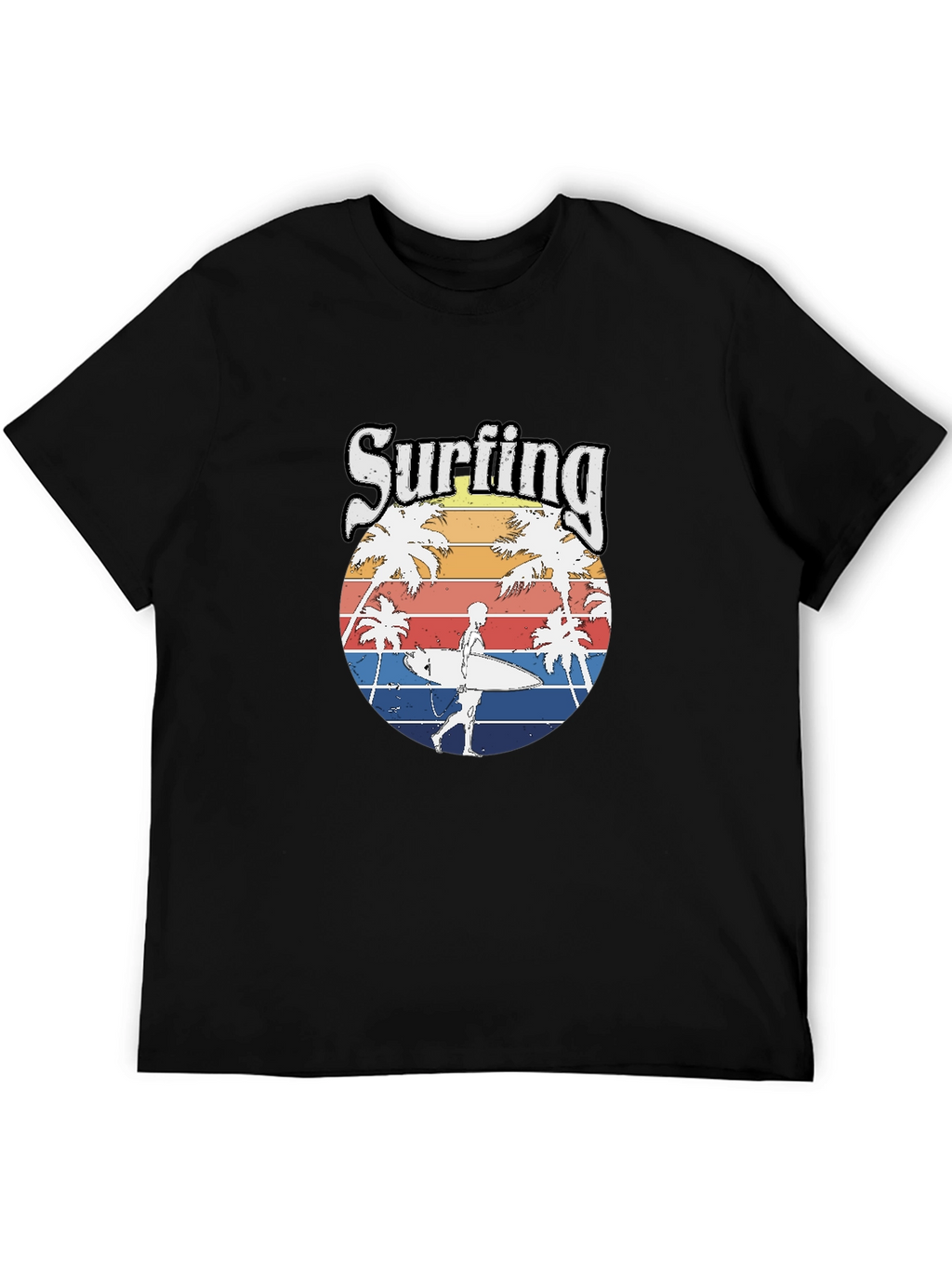 Surfing Beach Vibes T-Shirt - Retro Style
