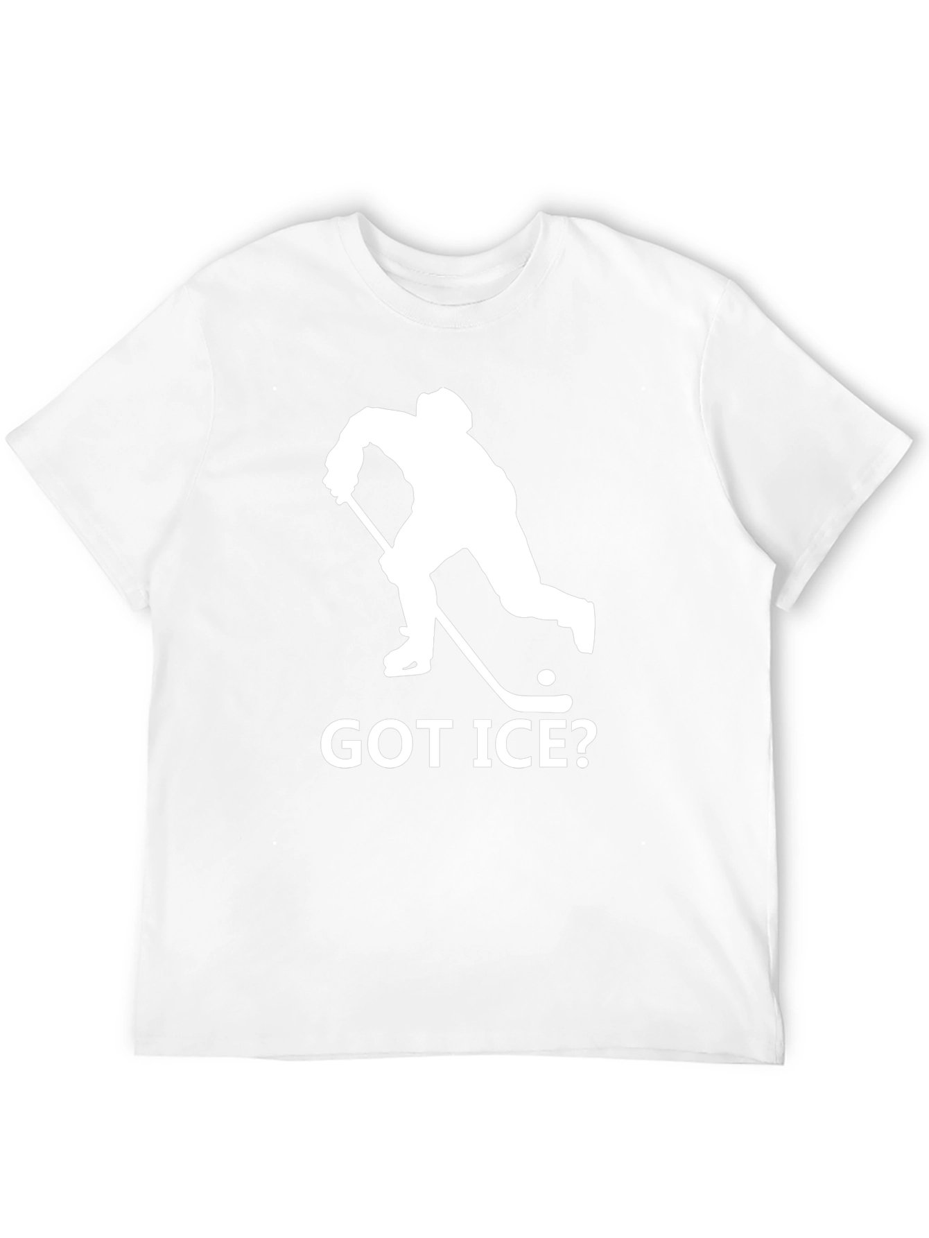 Got Ice? Black Hockey T-Shirt
