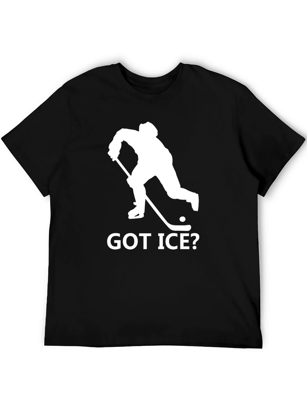 Got Ice? Black Hockey T-Shirt