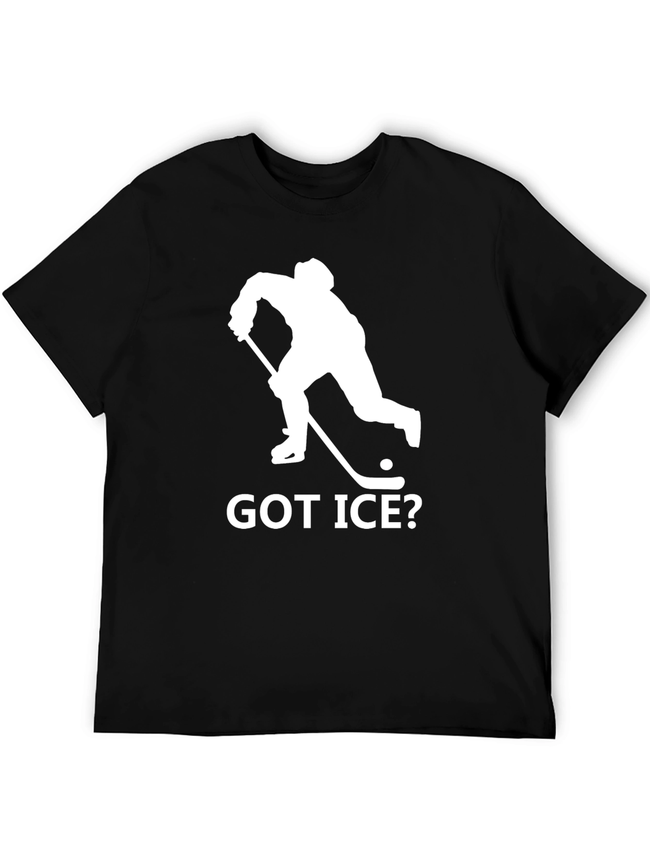 Got Ice? Black Hockey T-Shirt