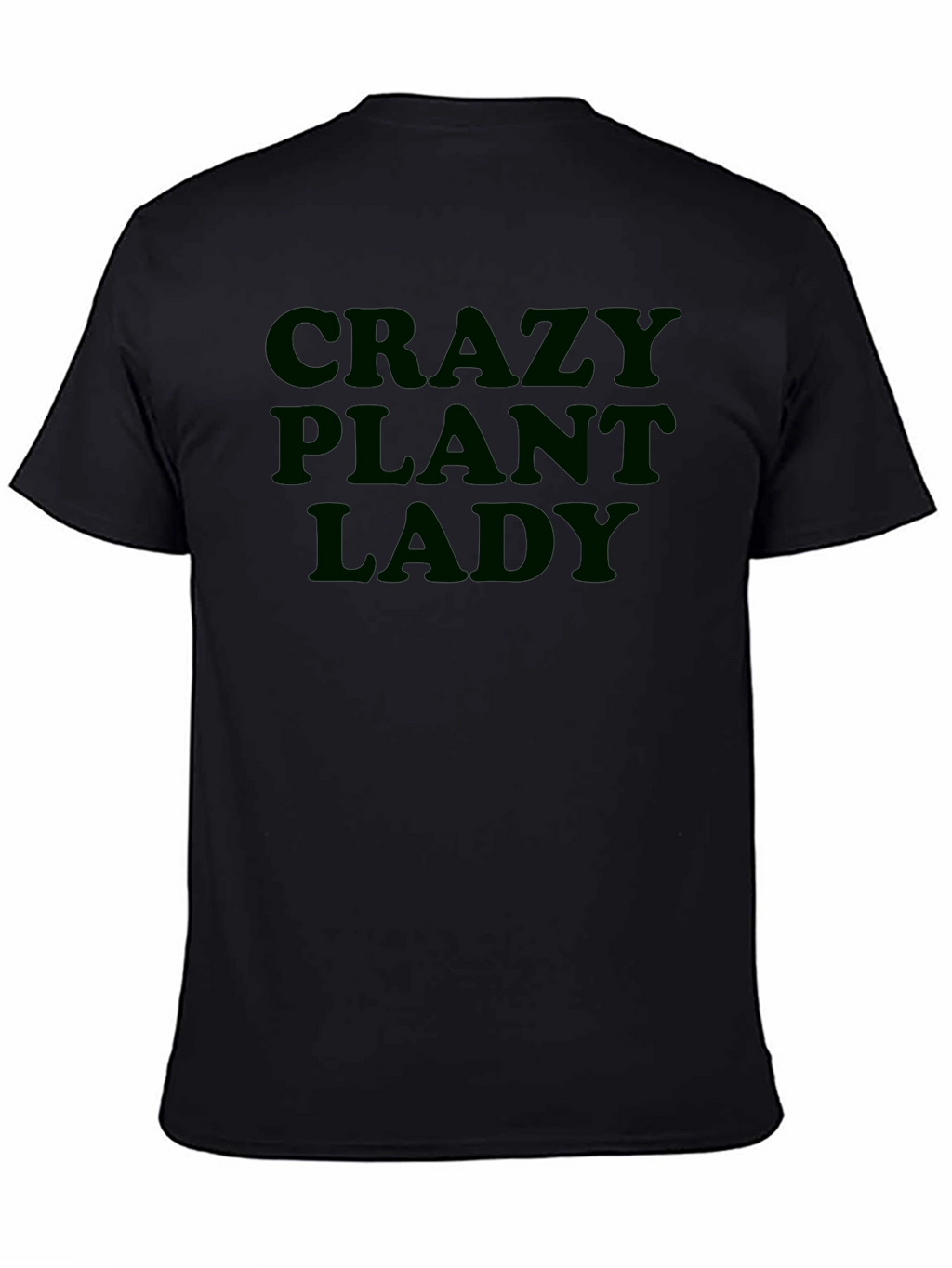 Crazy Plant Lady Graphic T-Shirt - Black