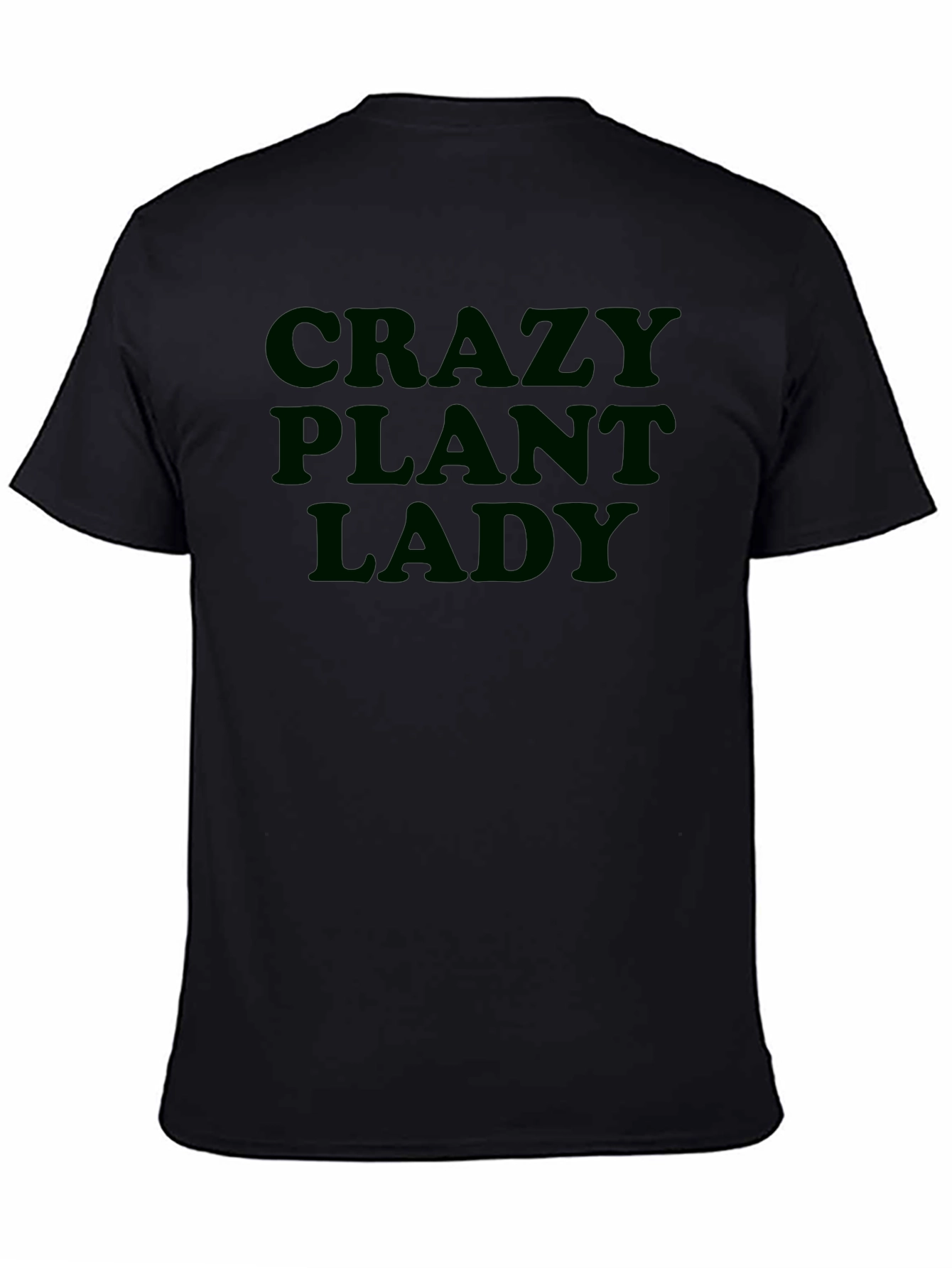 Crazy Plant Lady Graphic T-Shirt - Black