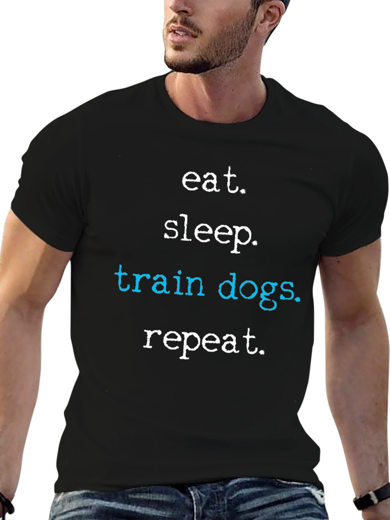 Eat Sleep Train Dogs Repeat T-Shirt