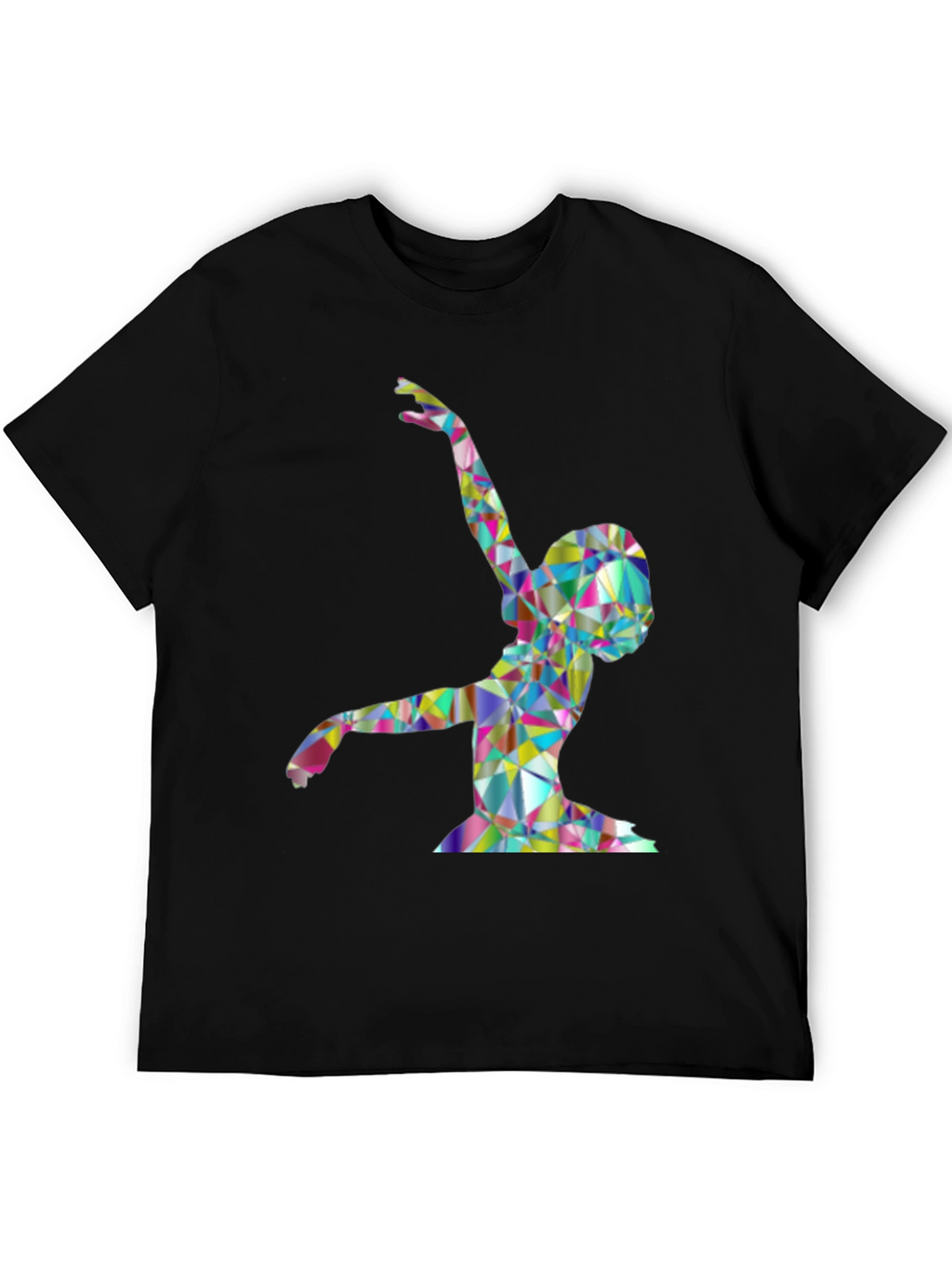 Geometric Dancer Graphic T-Shirt