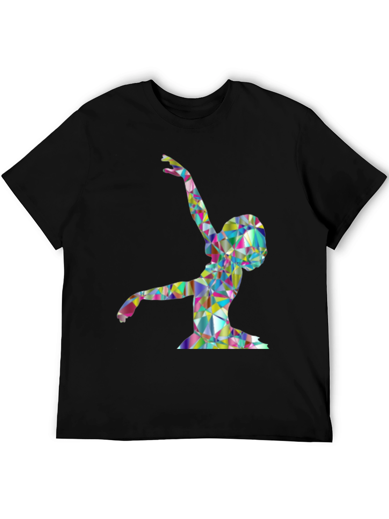 Geometric Dancer Graphic T-Shirt