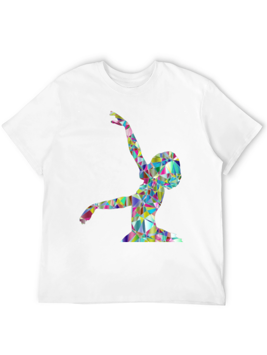 Geometric Dancer Graphic T-Shirt