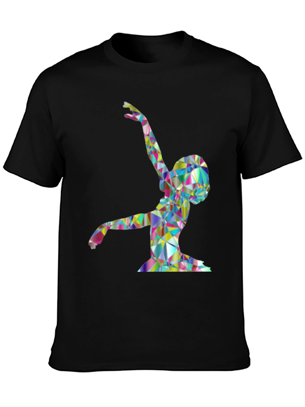 Geometric Dancer Graphic T-Shirt