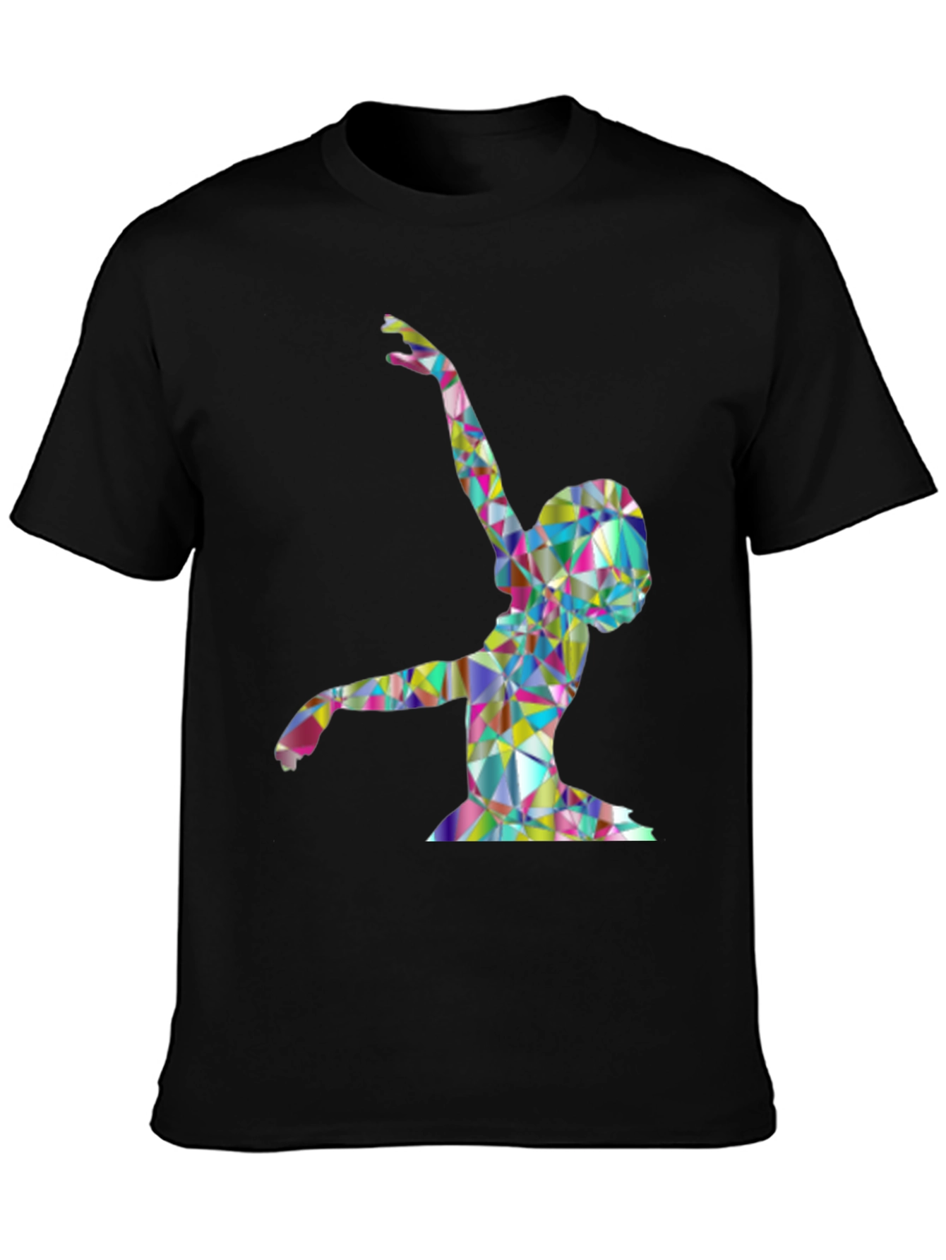 Geometric Dancer Graphic T-Shirt