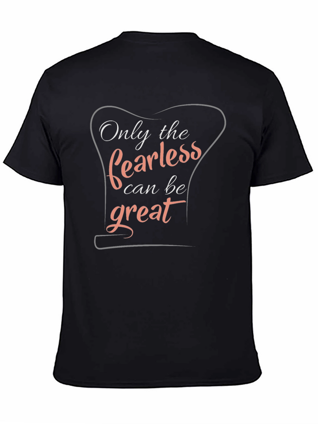 Fearless Greatness Black Graphic Tee