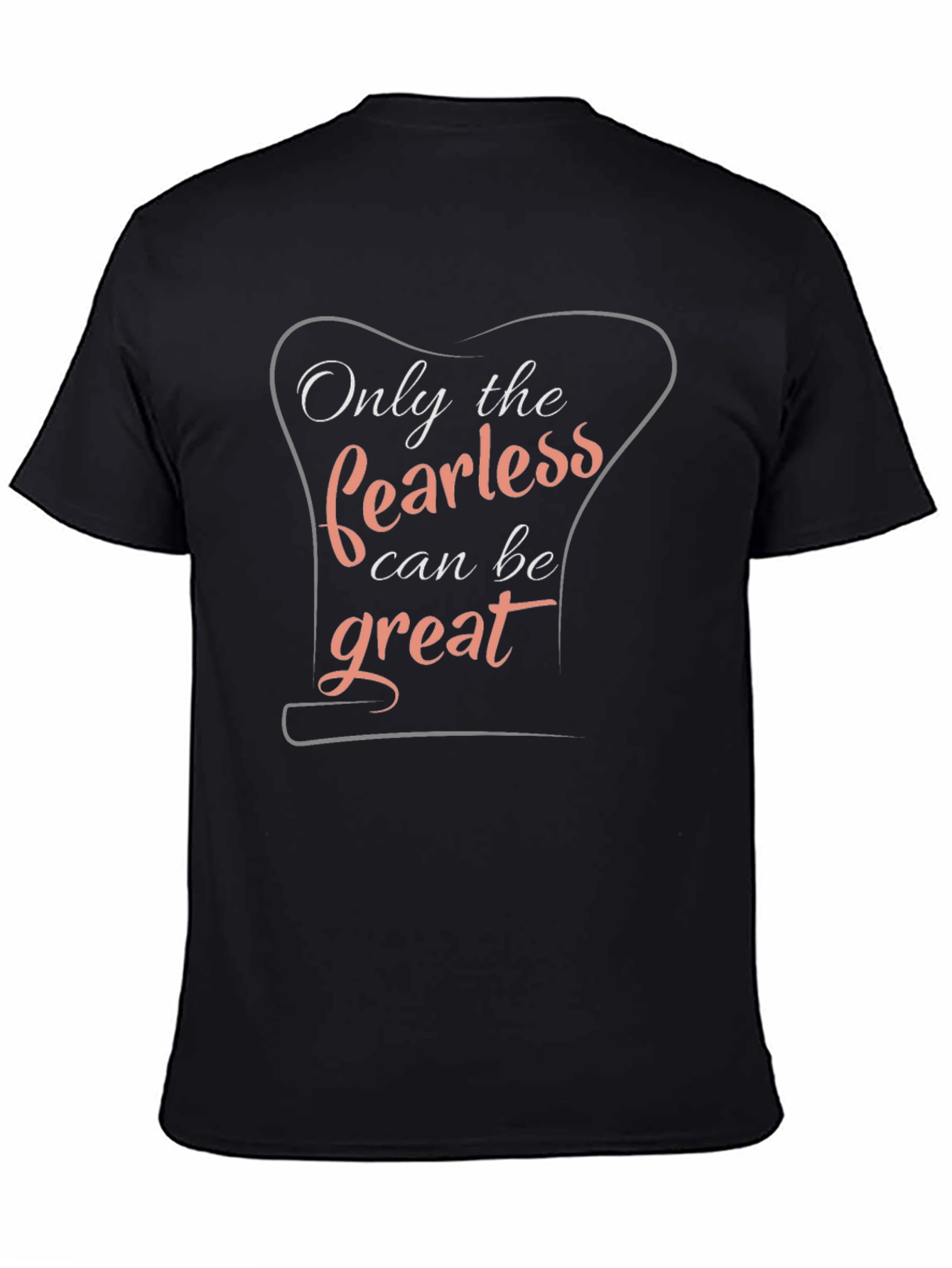 Fearless Greatness Black Graphic Tee