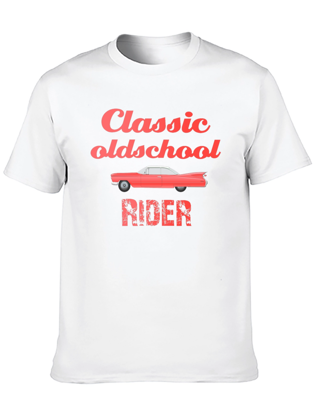 Classic Oldschool Rider Black T-Shirt